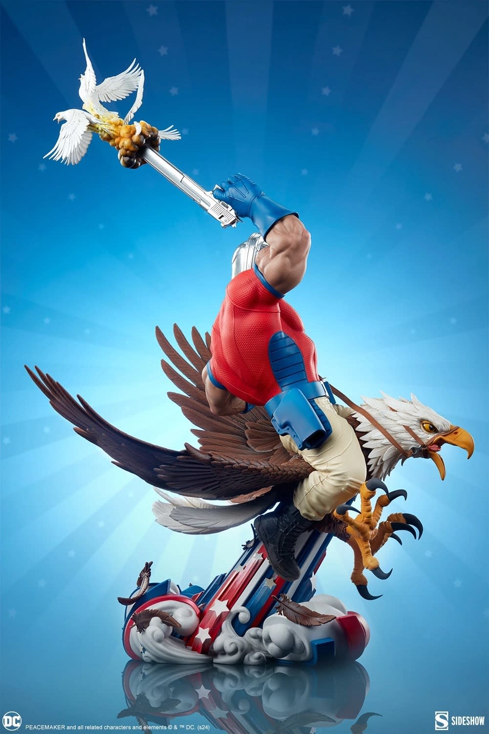 Sideshow Unveils New DC Comics Peacemaker: Eat Peace Statue