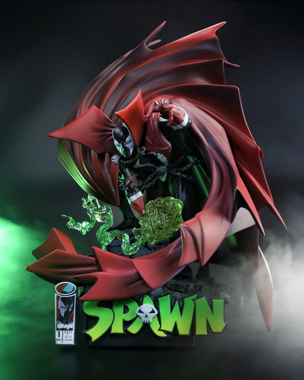 McFarlane Unveils New Spawn #1 (Black White & Red All Over) Statue