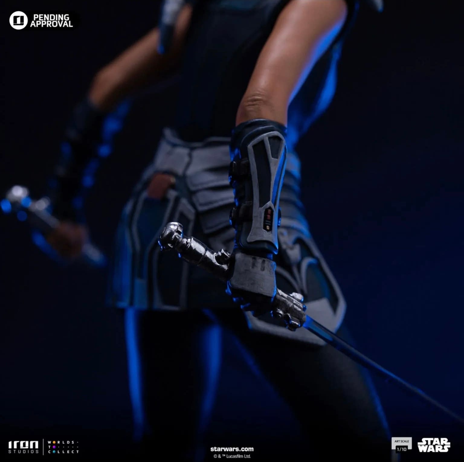 Ahsoka Relives The Clone Wars with Iron Studios New Star Wars Statue 