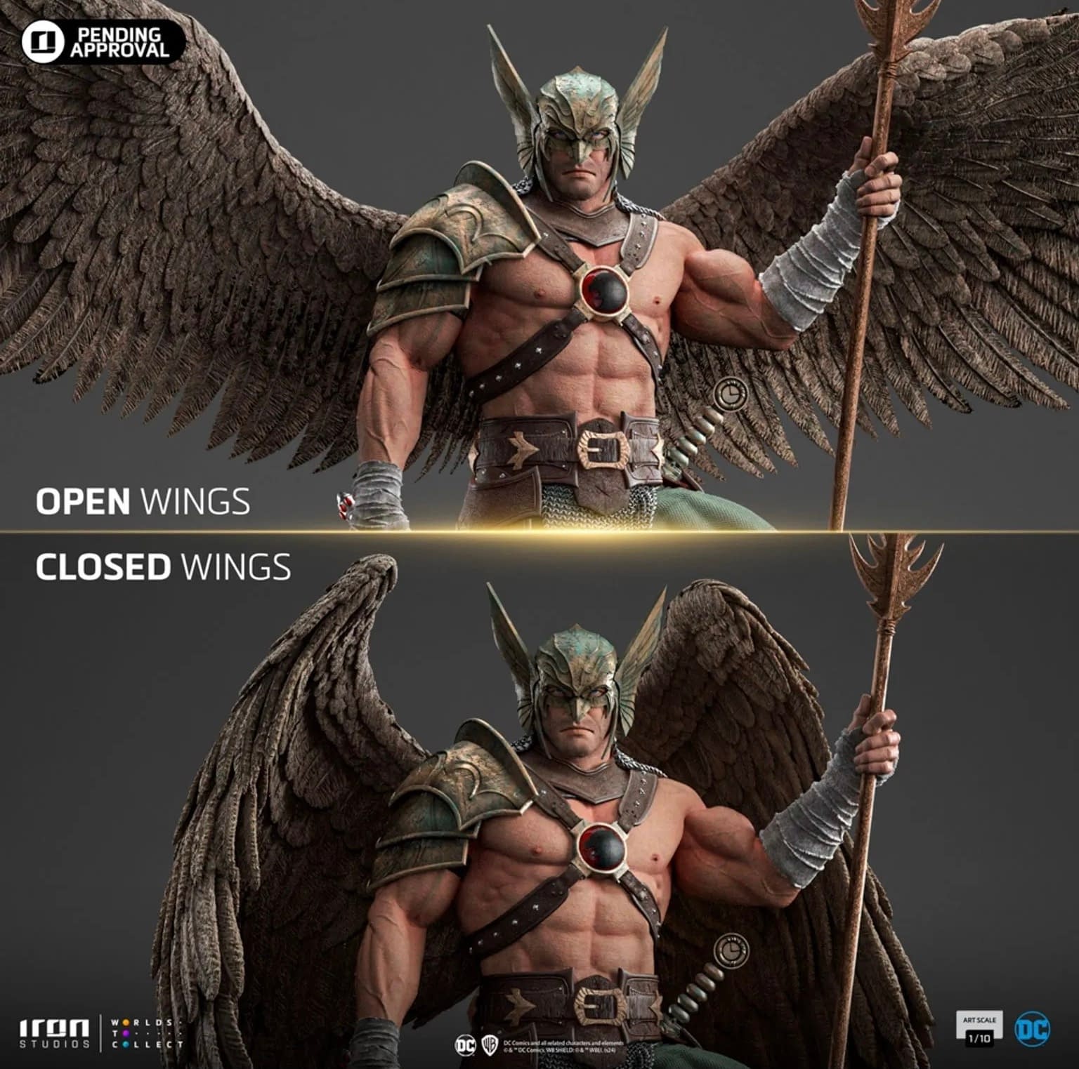 Take Flight with Iron Studios New DC Comics Hawkman 1/10 Statue 