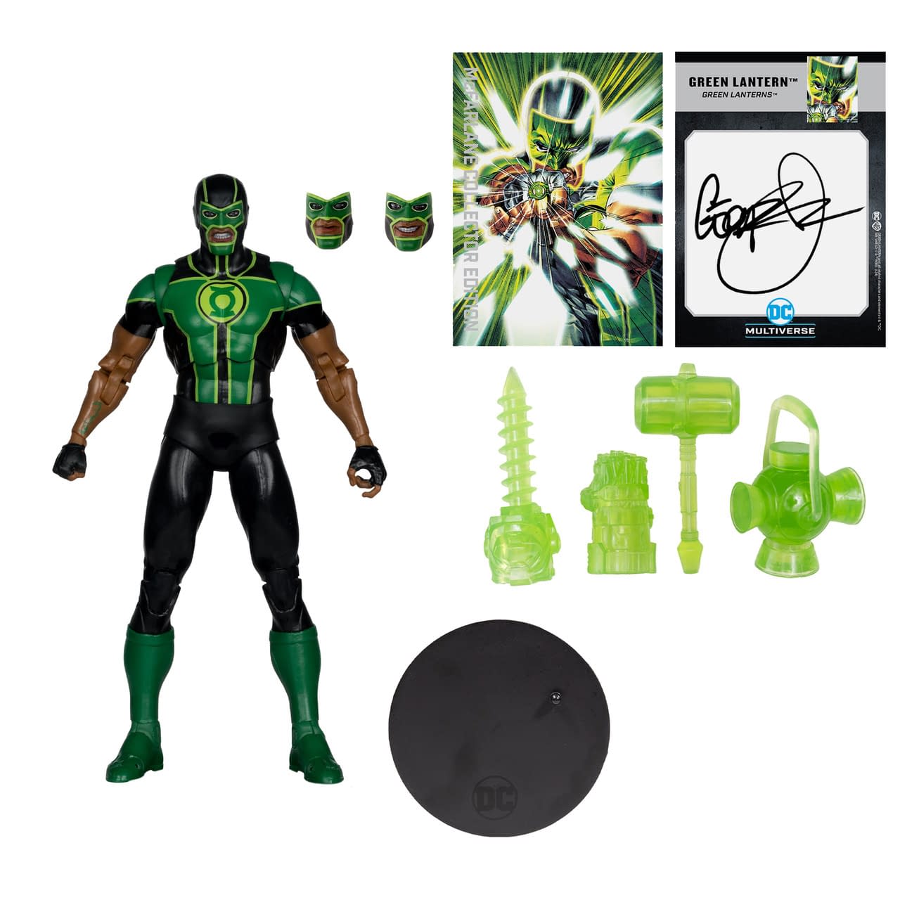 McFarlane Toys Unveils Autographed Siman Baz Green Lantern Figure 