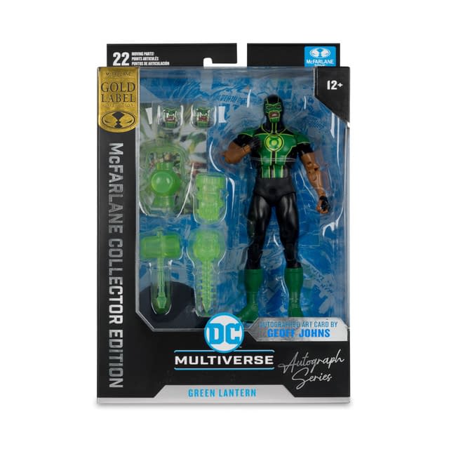 McFarlane Toys Unveils Autographed Siman Baz Green Lantern Figure 