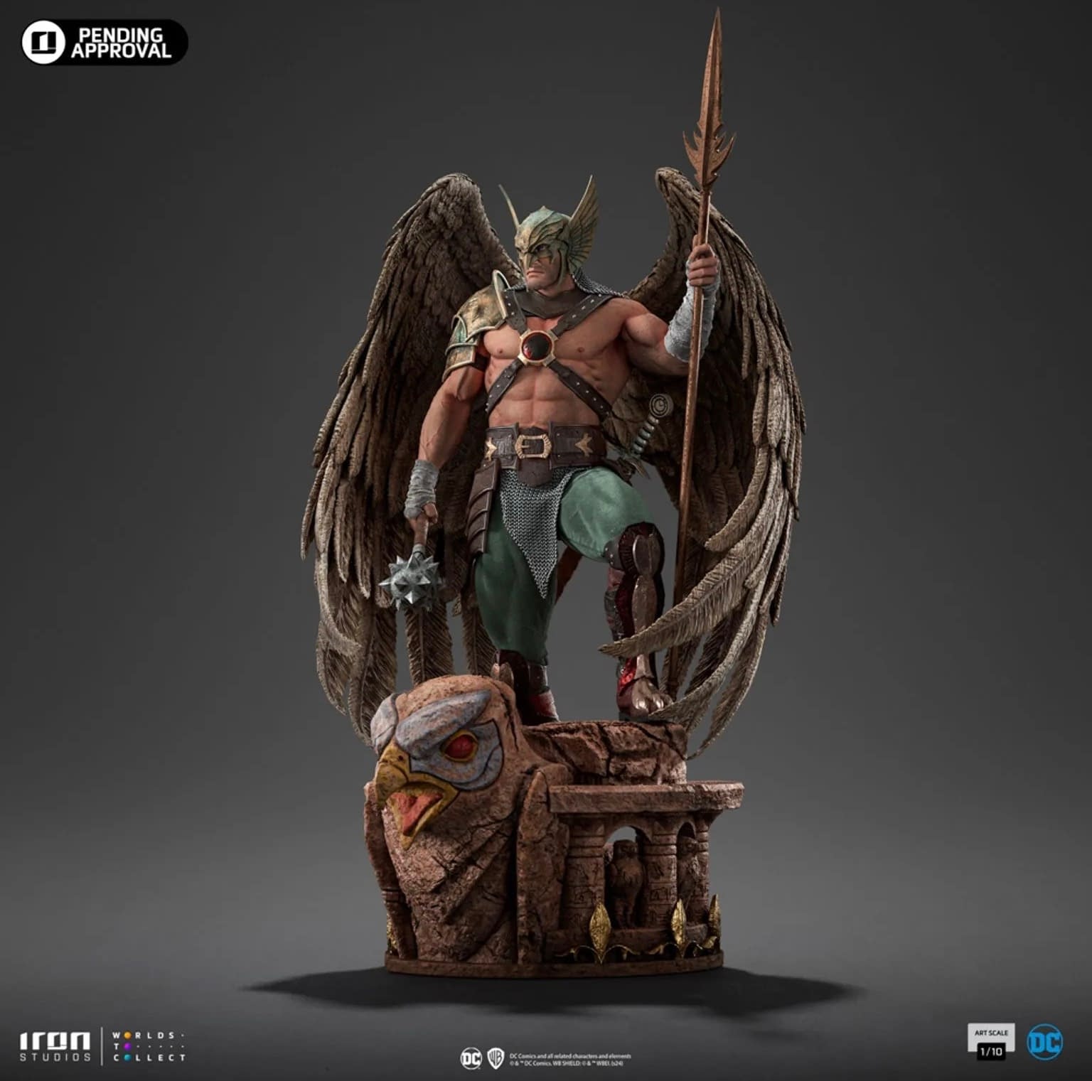 Take Flight with Iron Studios New DC Comics Hawkman 1/10 Statue 