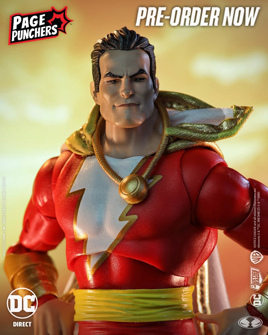 Shazam Embraces His Powers with New McFarlane Toys Page Punchers 