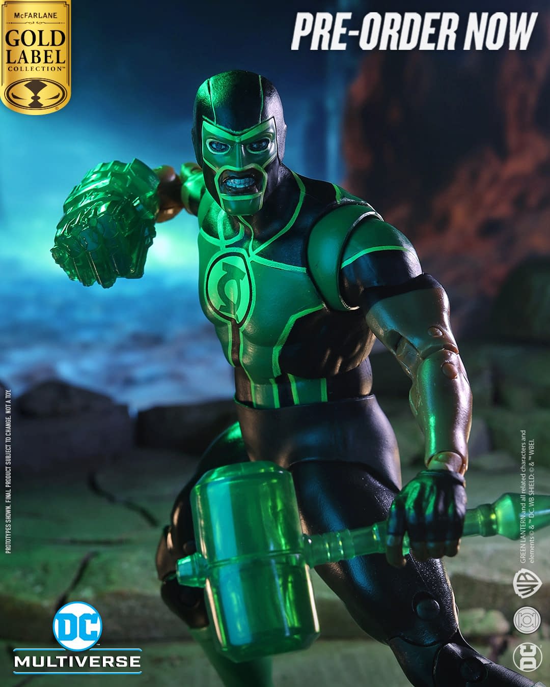 McFarlane Toys Unveils Autographed Siman Baz Green Lantern Figure 