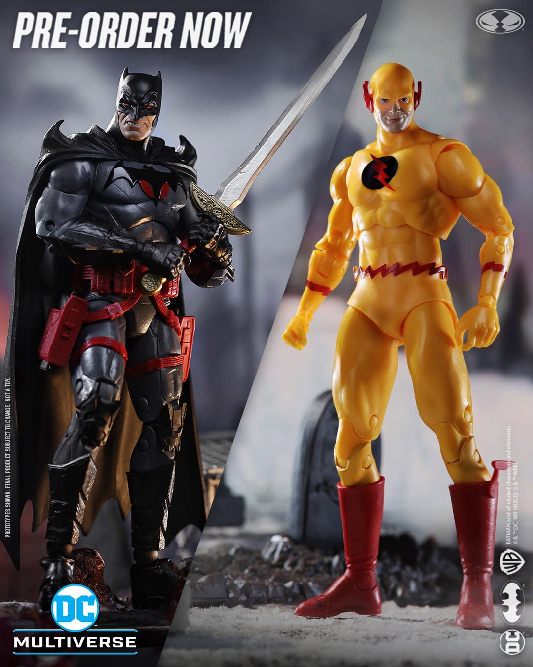 McFarlane Unveils DC Comics Flashpoint Batman vs Reverse Flash Set