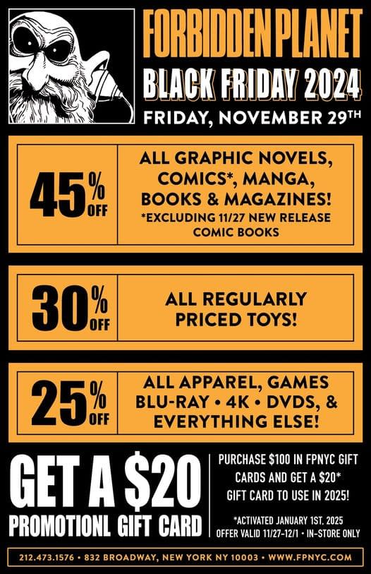 29 Comic Book Stores Doing Black Friday Sales Today
