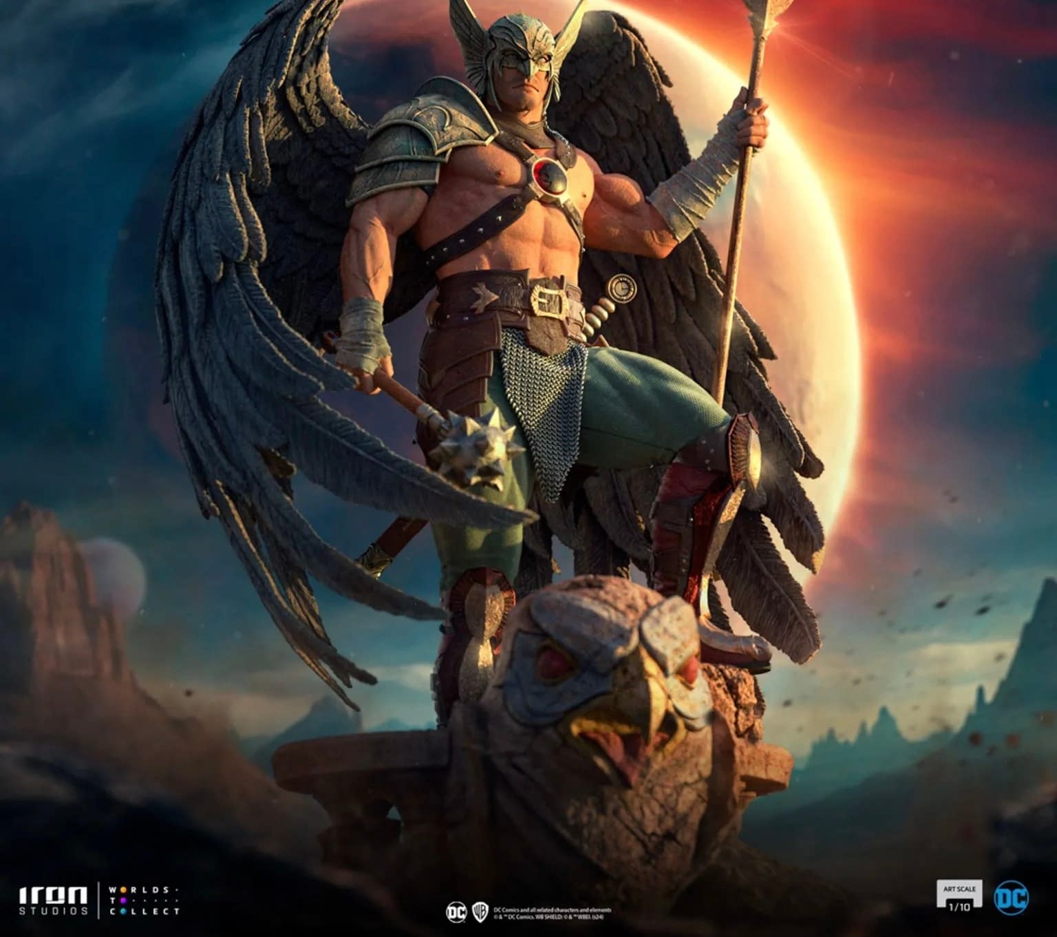 Take Flight with Iron Studios New DC Comics Hawkman 1/10 Statue 