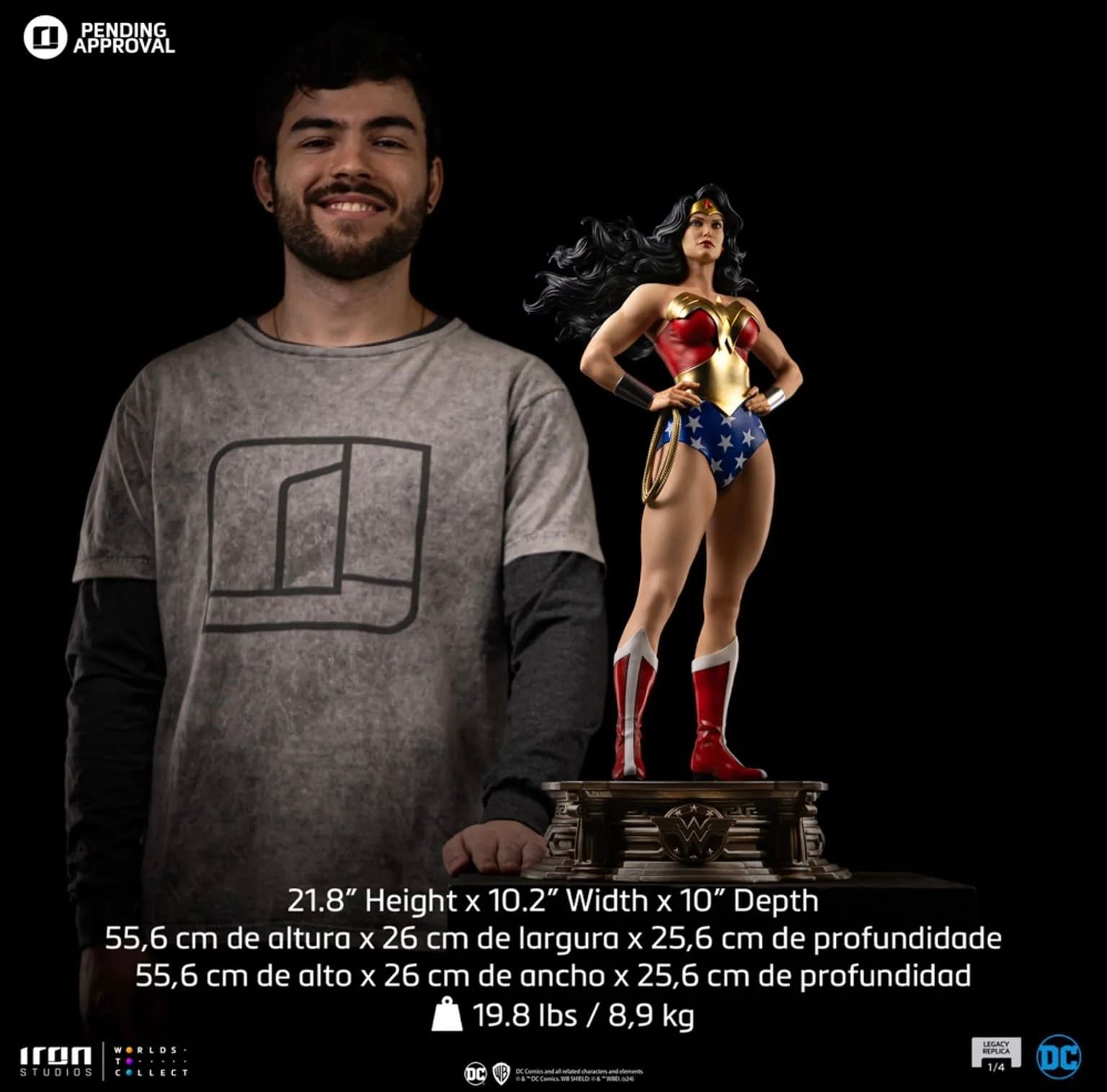The DC Comics Trinity is Complete with Iron Studios Wonder Woman 