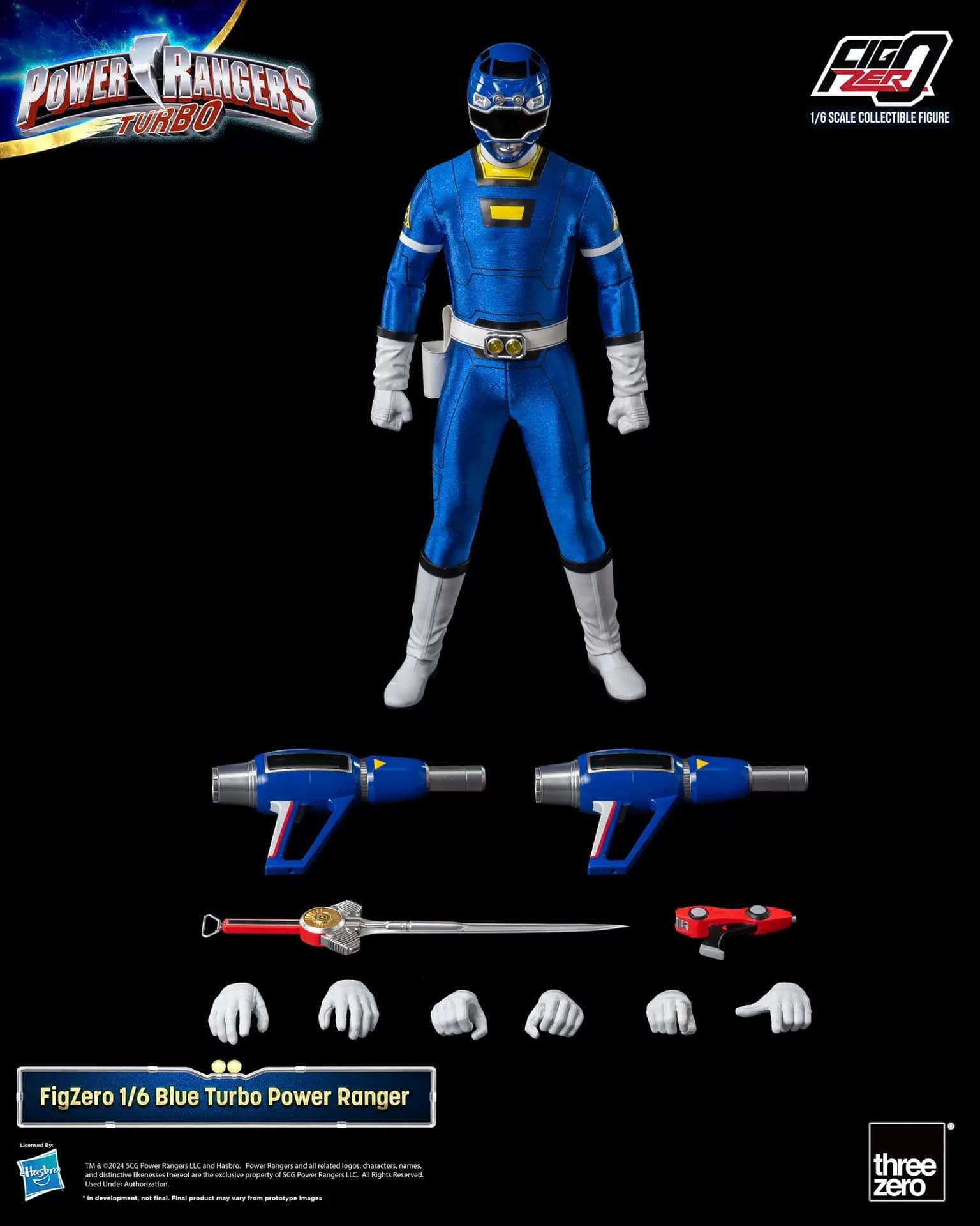 Threezero Expands Your Power Rangers Collection with Blue Turbo Ranger