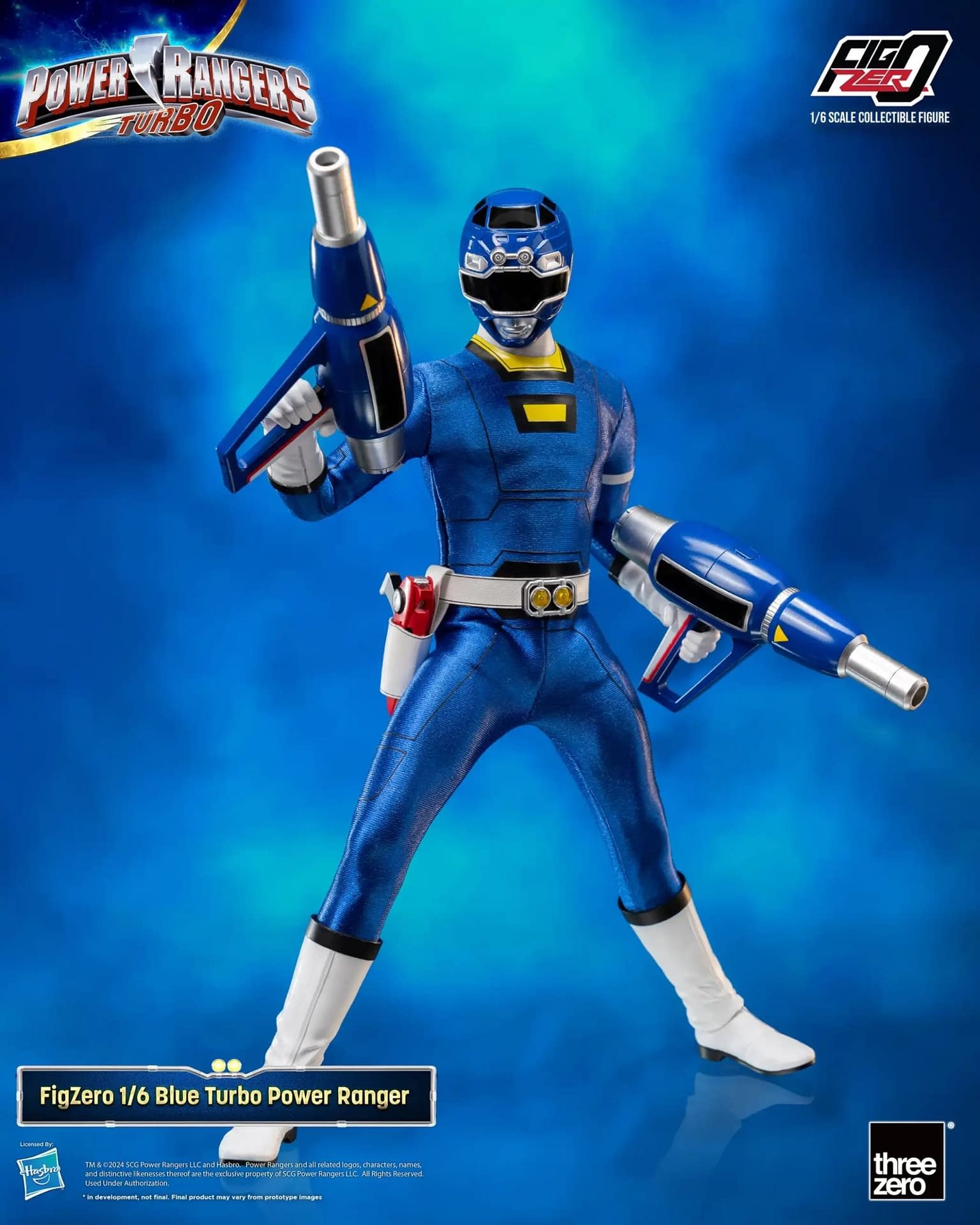 Threezero Expands Your Power Rangers Collection with Blue Turbo Ranger