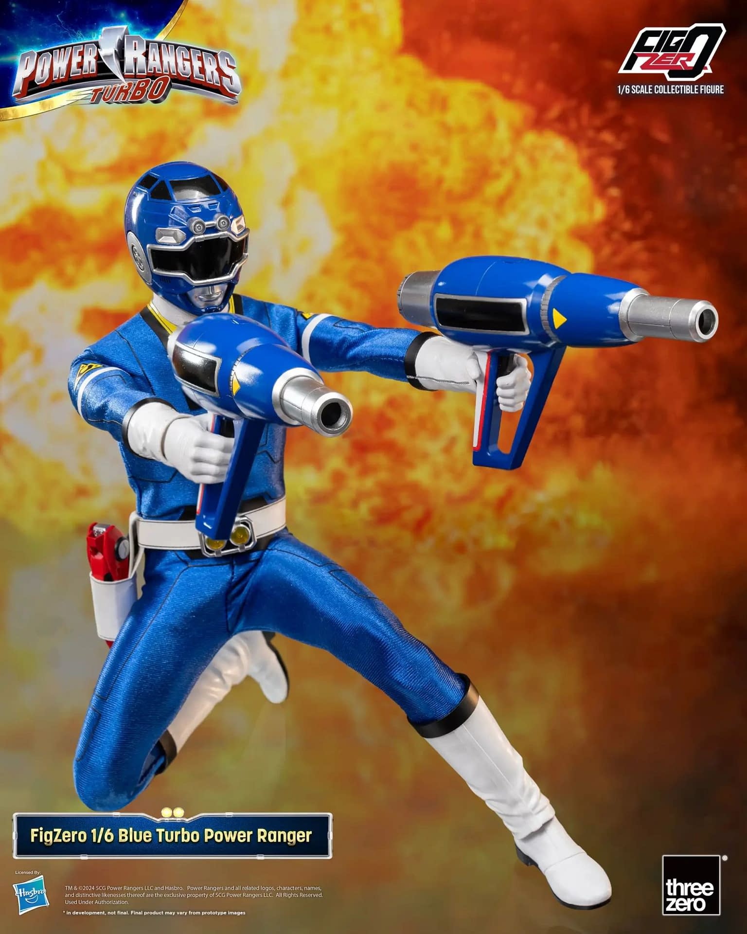 Threezero Expands Your Power Rangers Collection with Blue Turbo Ranger