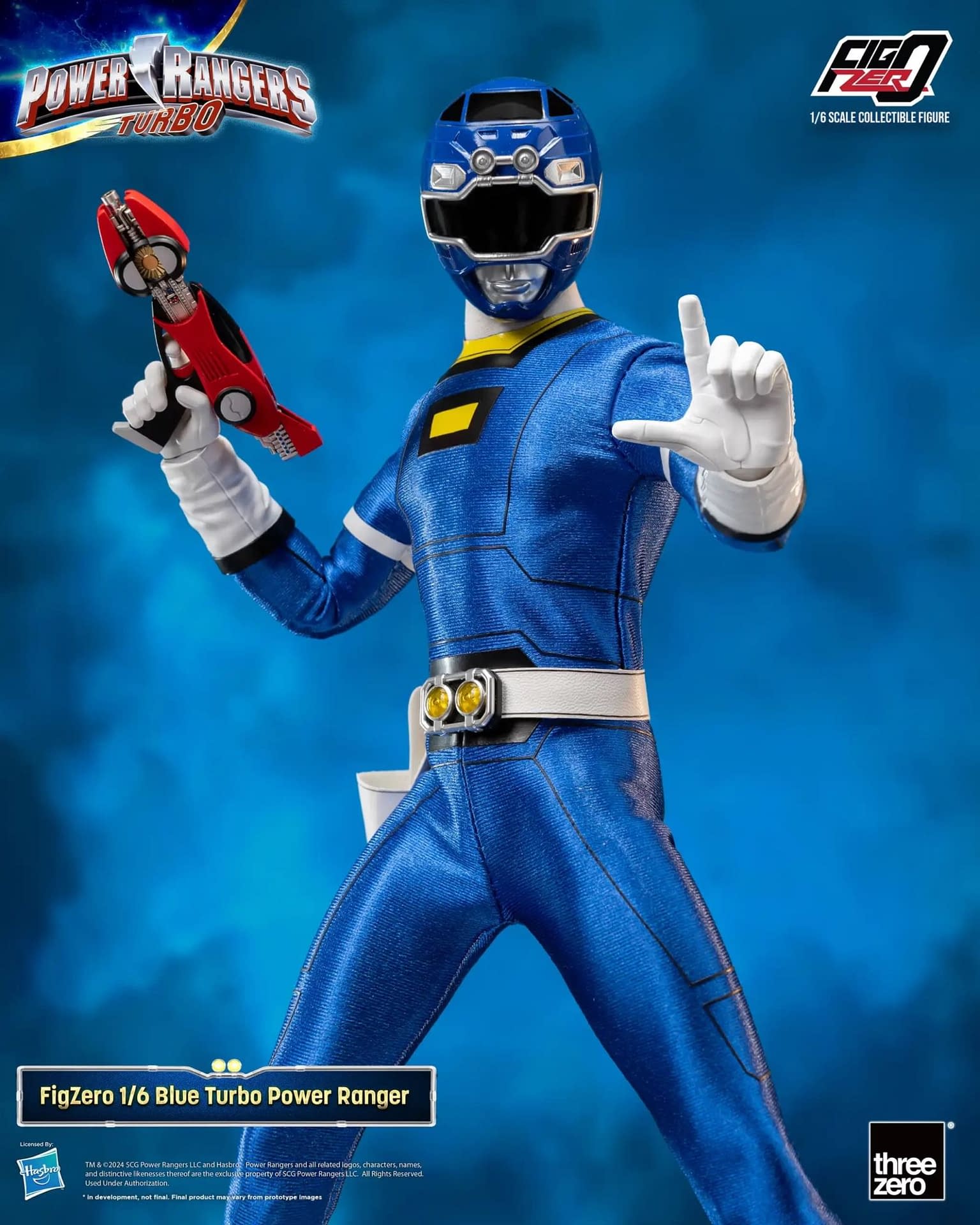 Threezero Expands Your Power Rangers Collection with Blue Turbo Ranger