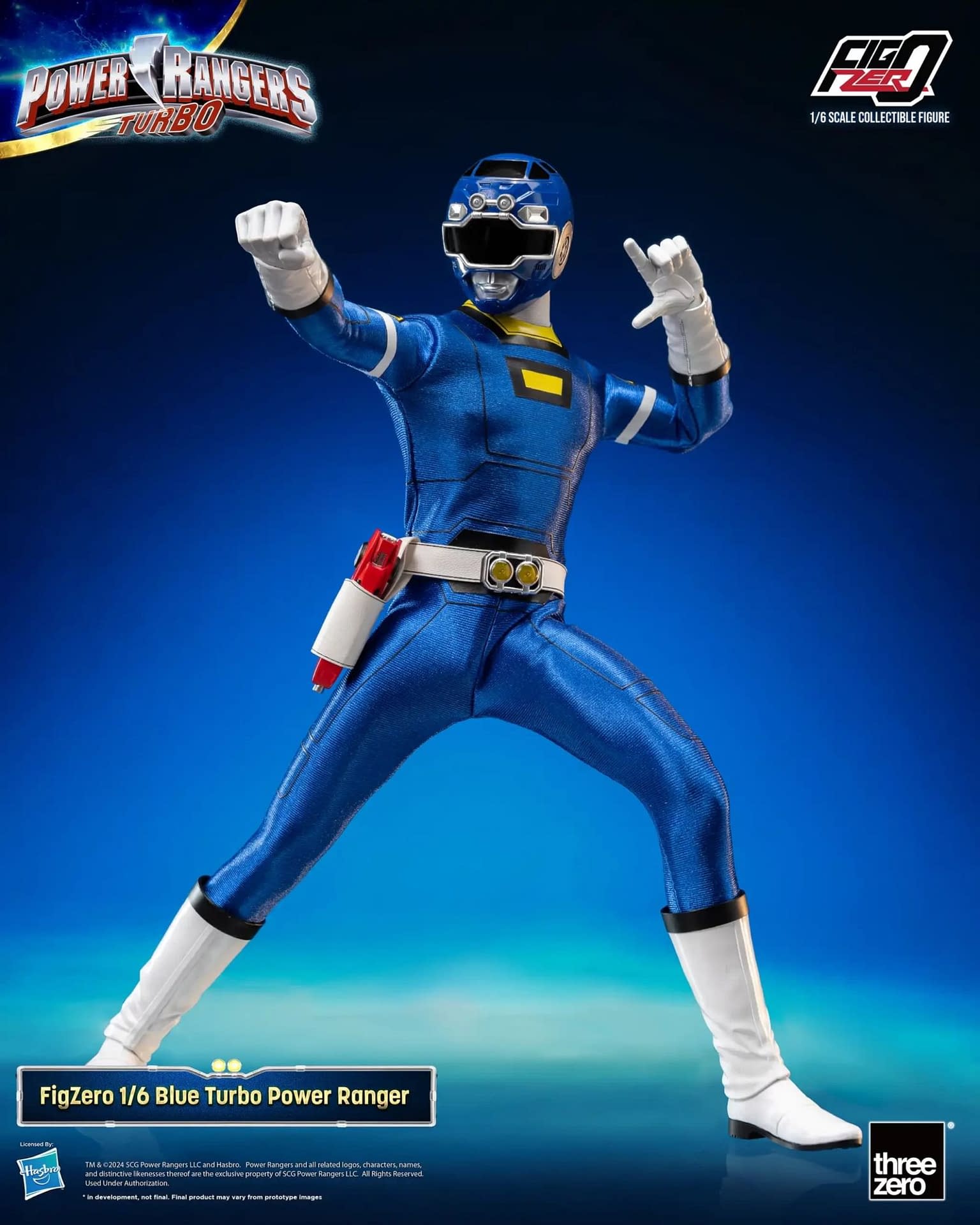 Threezero Expands Your Power Rangers Collection with Blue Turbo Ranger