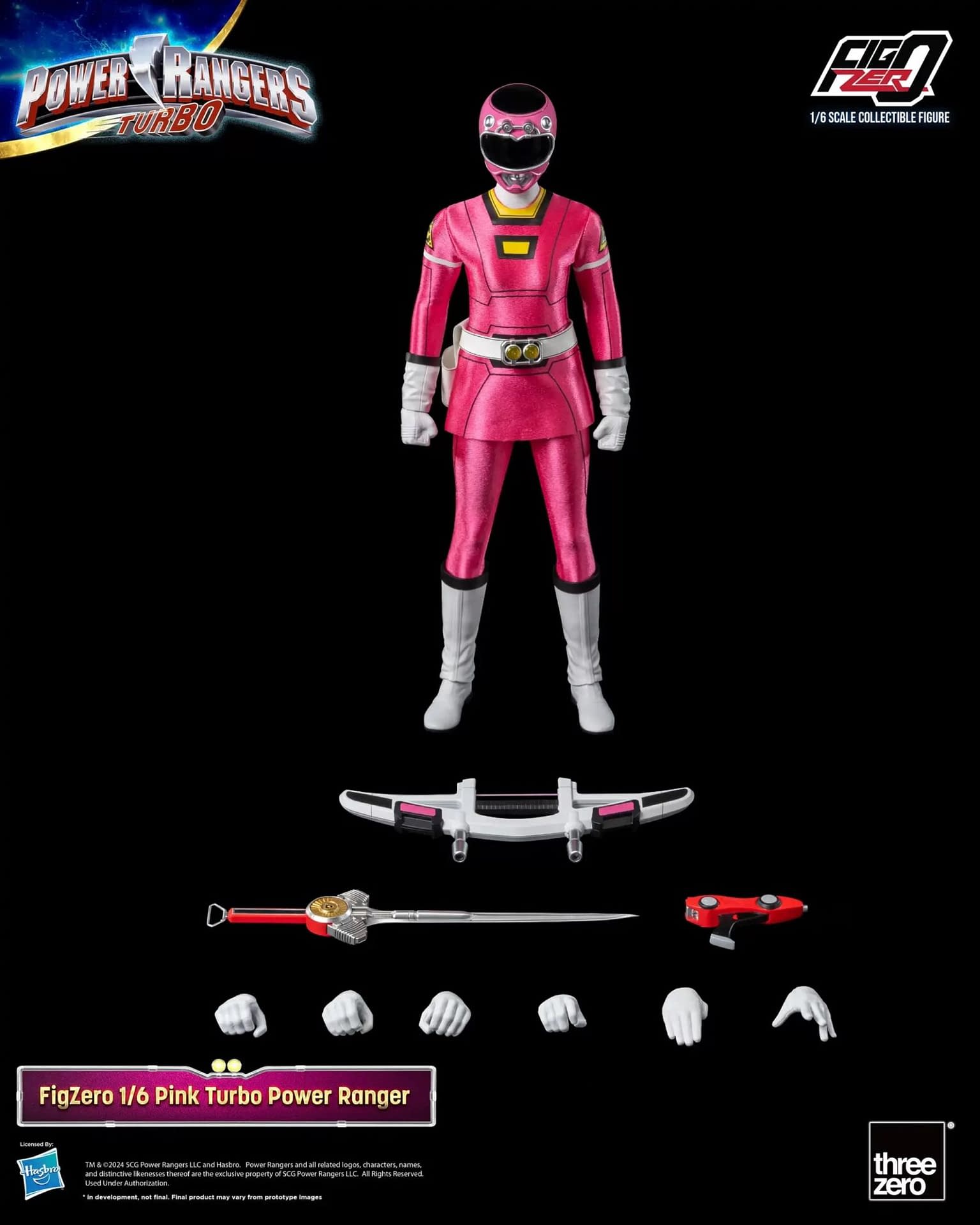 Threezero Reveals New Power Rangers Turbo Pink Ranger 1/6 Figure