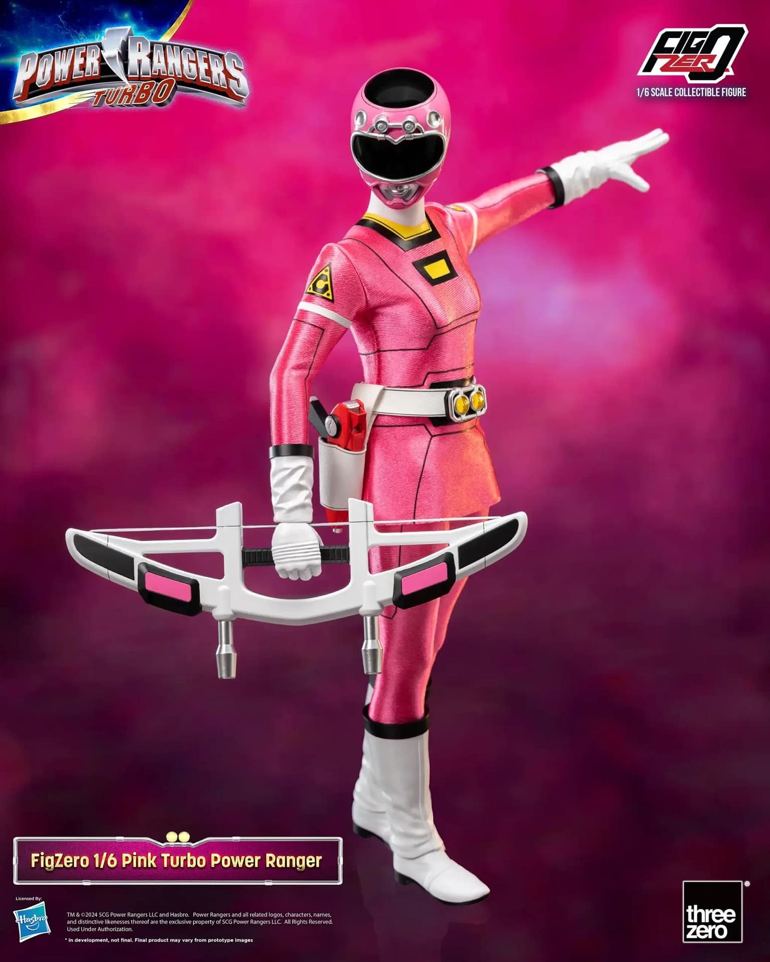 Threezero Reveals New Power Rangers Turbo Pink Ranger 1/6 Figure