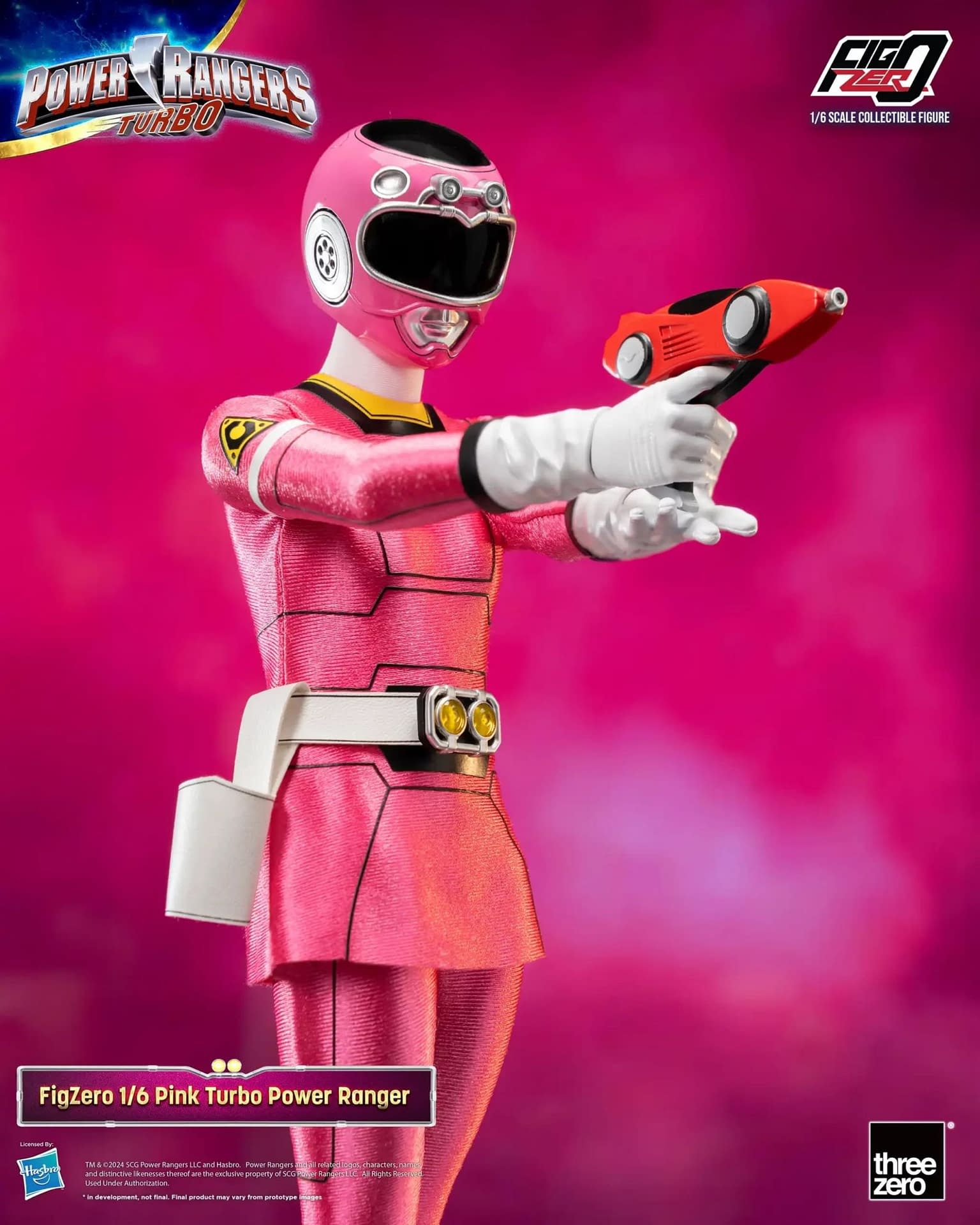 Threezero Reveals New Power Rangers Turbo Pink Ranger 1/6 Figure