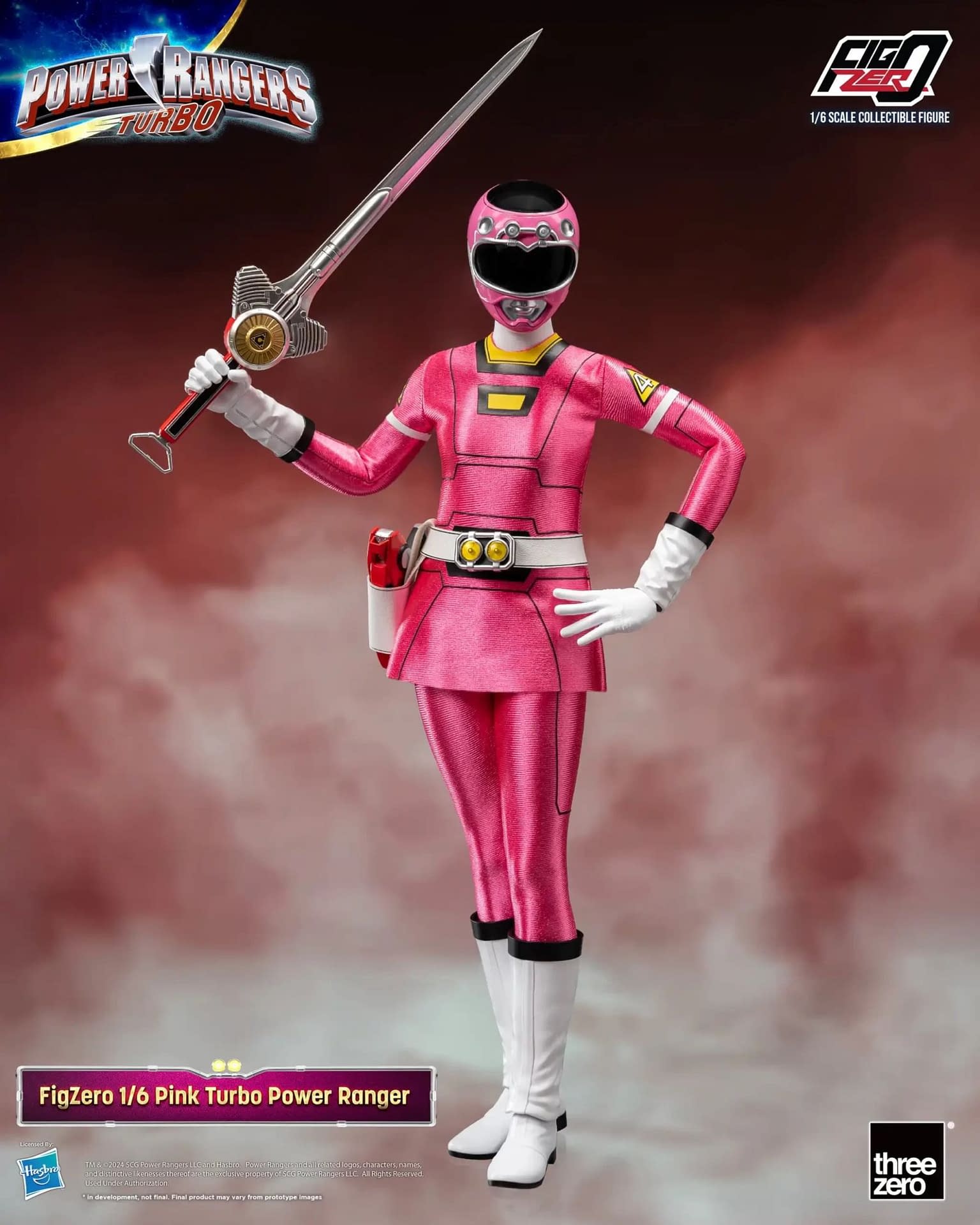 Threezero Reveals New Power Rangers Turbo Pink Ranger 1/6 Figure
