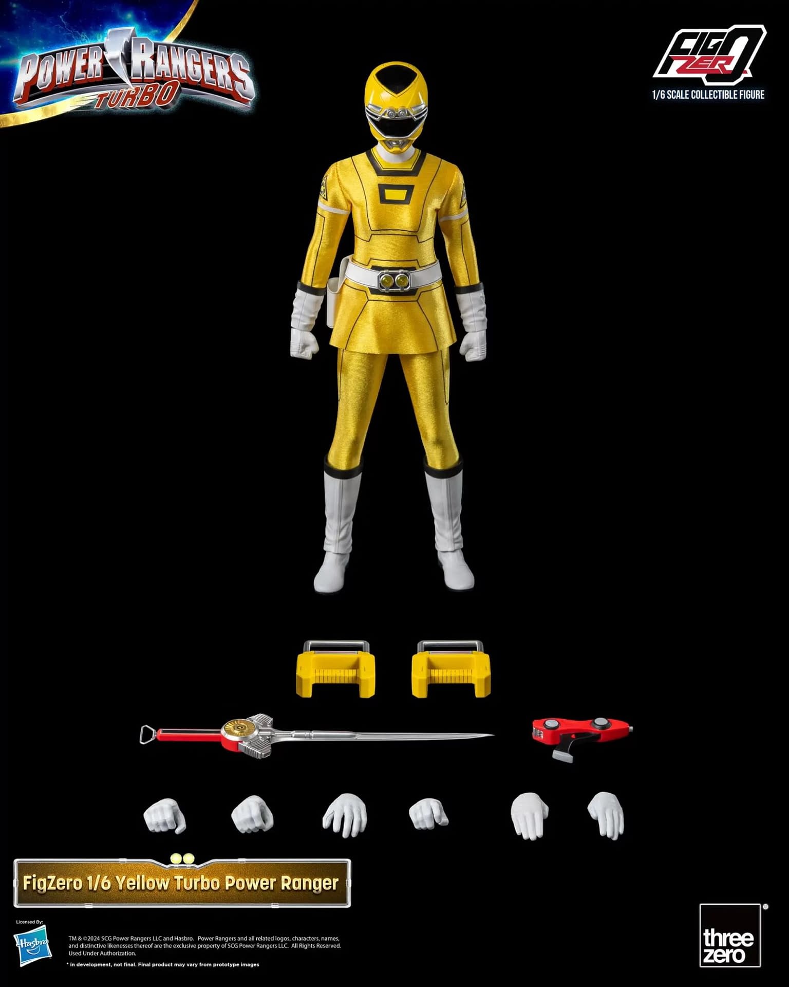 Power Rangers Yellow Turbo Ranger Coming Soon from threezero 