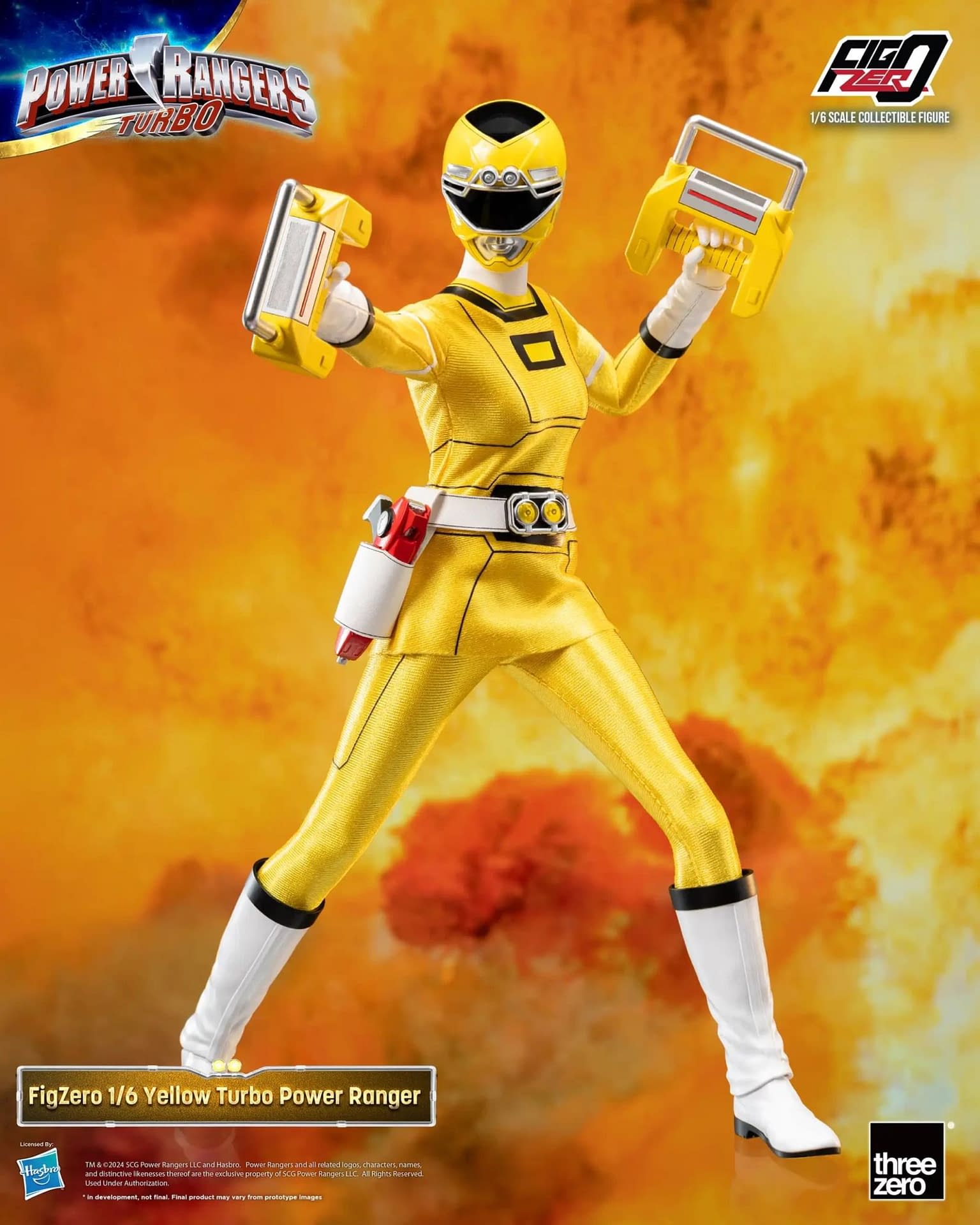 Power Rangers Yellow Turbo Ranger Coming Soon from threezero 