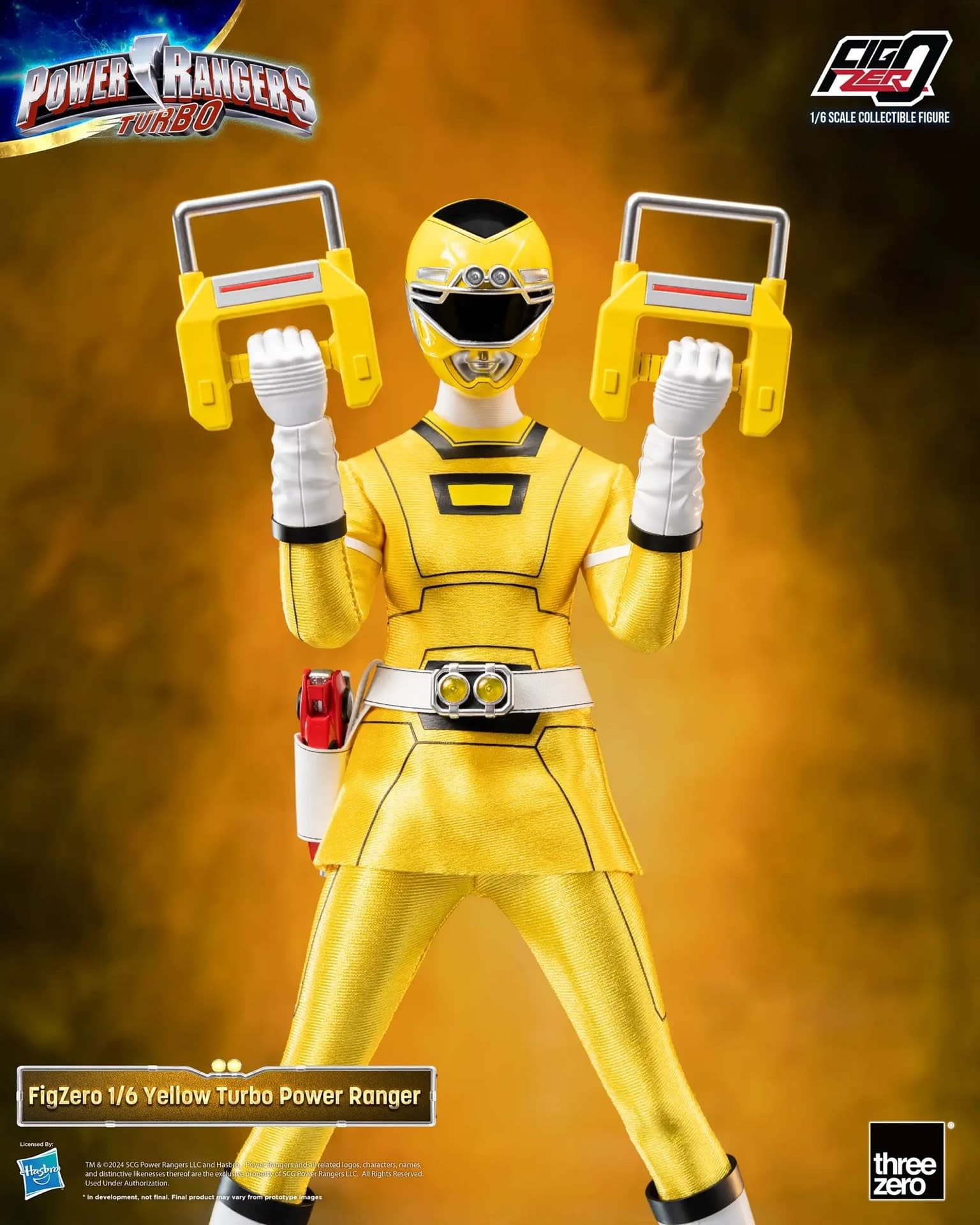 Power Rangers Yellow Turbo Ranger Coming Soon from threezero 