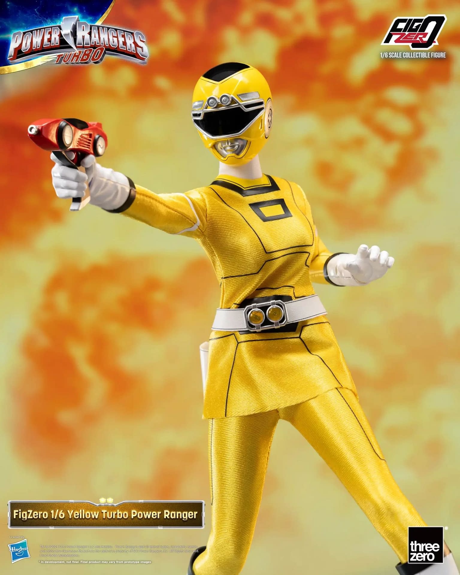 Power Rangers Yellow Turbo Ranger Coming Soon from threezero 