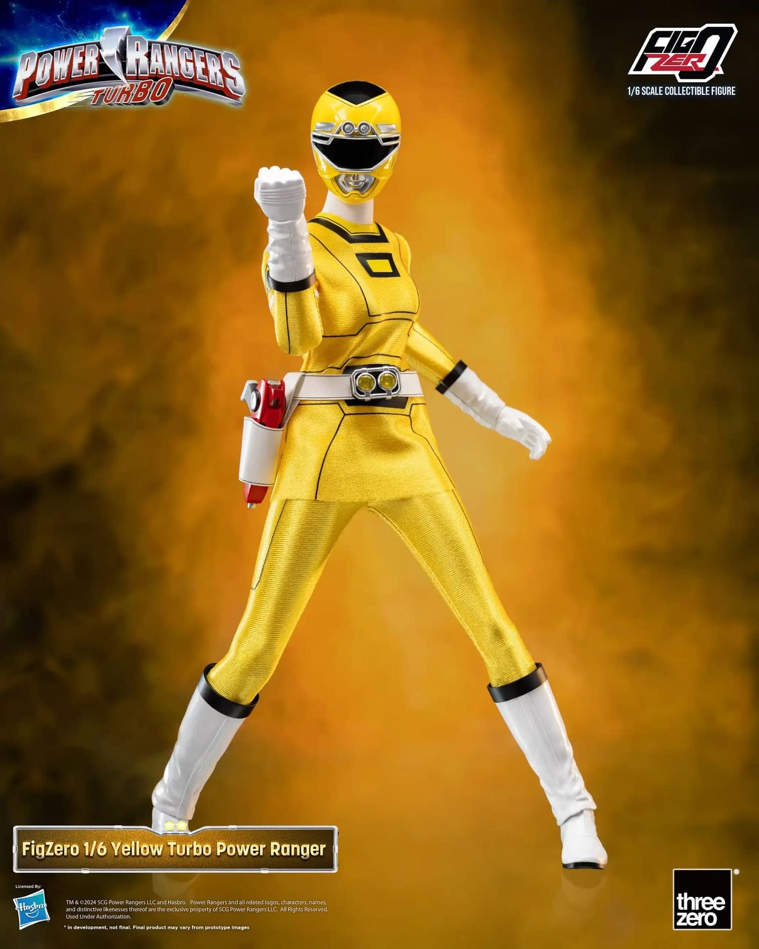 Power Rangers Yellow Turbo Ranger Coming Soon from threezero 