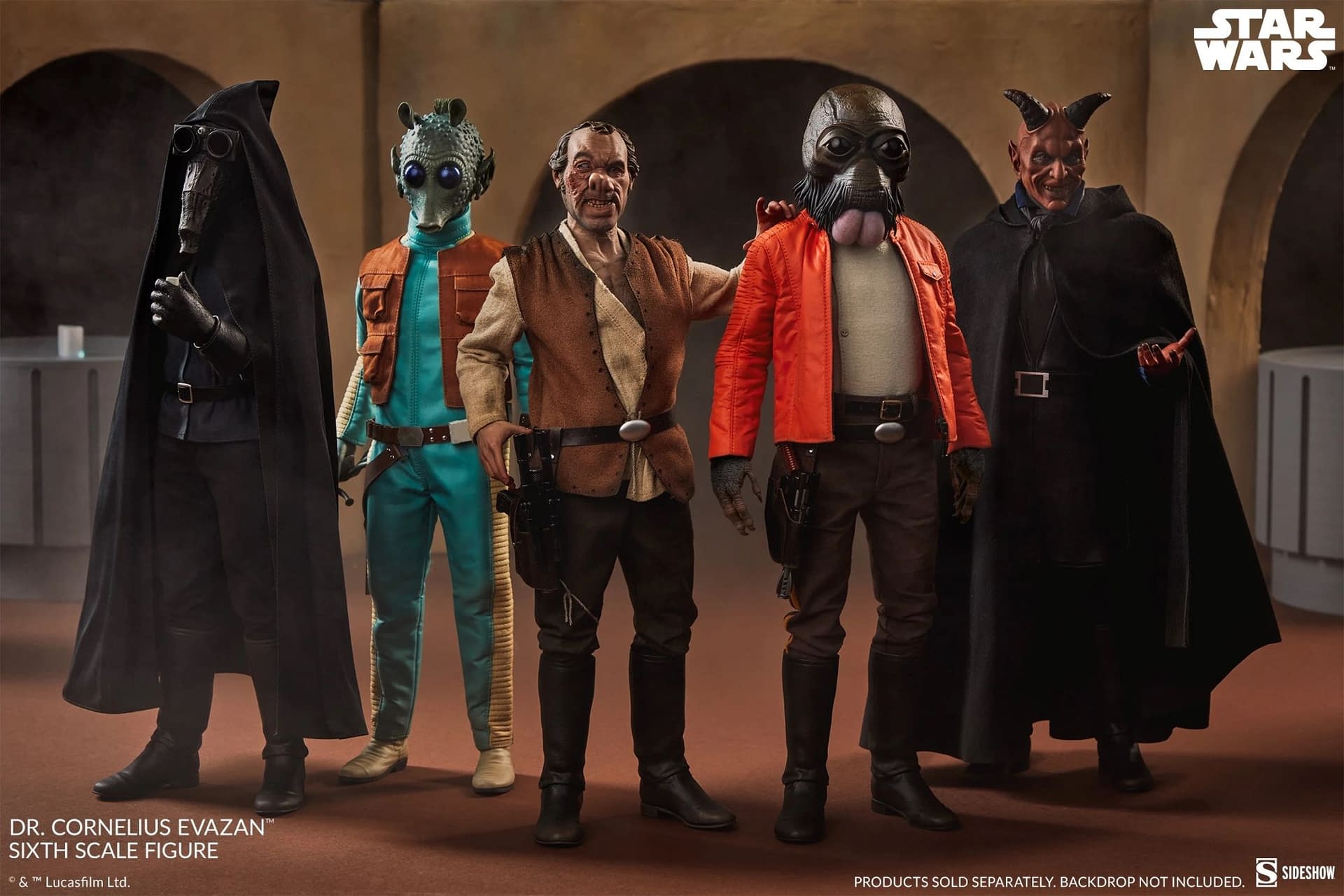 Sideshow Unveils New Star Wars 1/6 Scale Doctor Cornelius Evazan