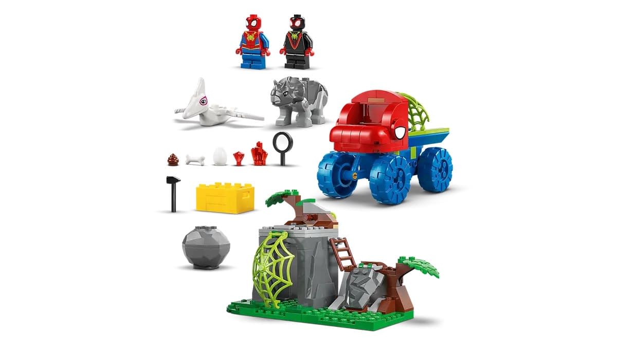 LEGO Debuts New Spidey And His Amazing Friends Dino-Webs Set