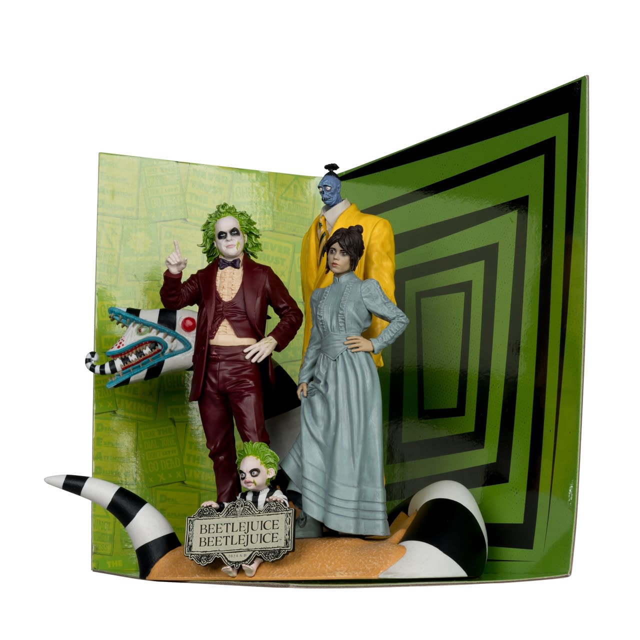 McFarlane Announces New Beetlejuice Beetlejuice Movie Maniacs 4-Pack