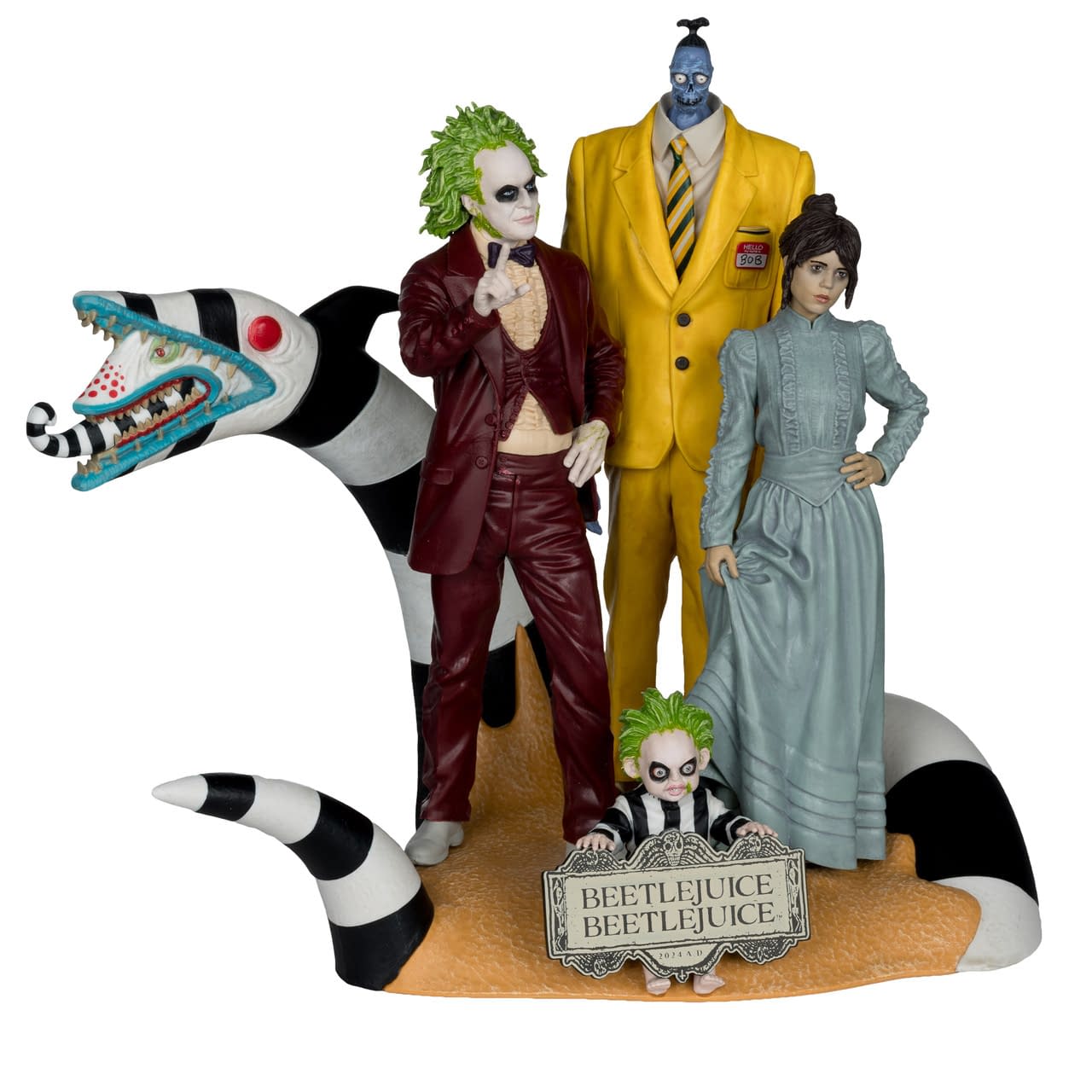 McFarlane Announces New Beetlejuice Beetlejuice Movie Maniacs 4-Pack