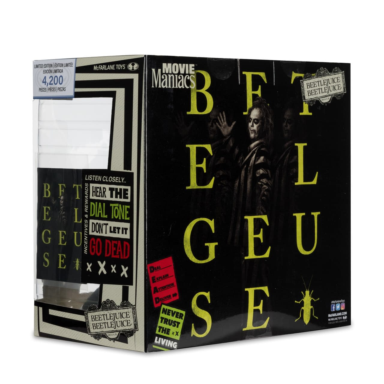 McFarlane Announces New Beetlejuice Beetlejuice Movie Maniacs 4-Pack