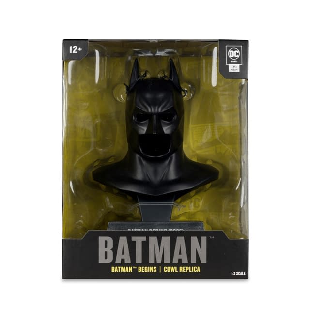 McFarlane Reveals New Batman Begins 1:3 Scale Cowl Replica 