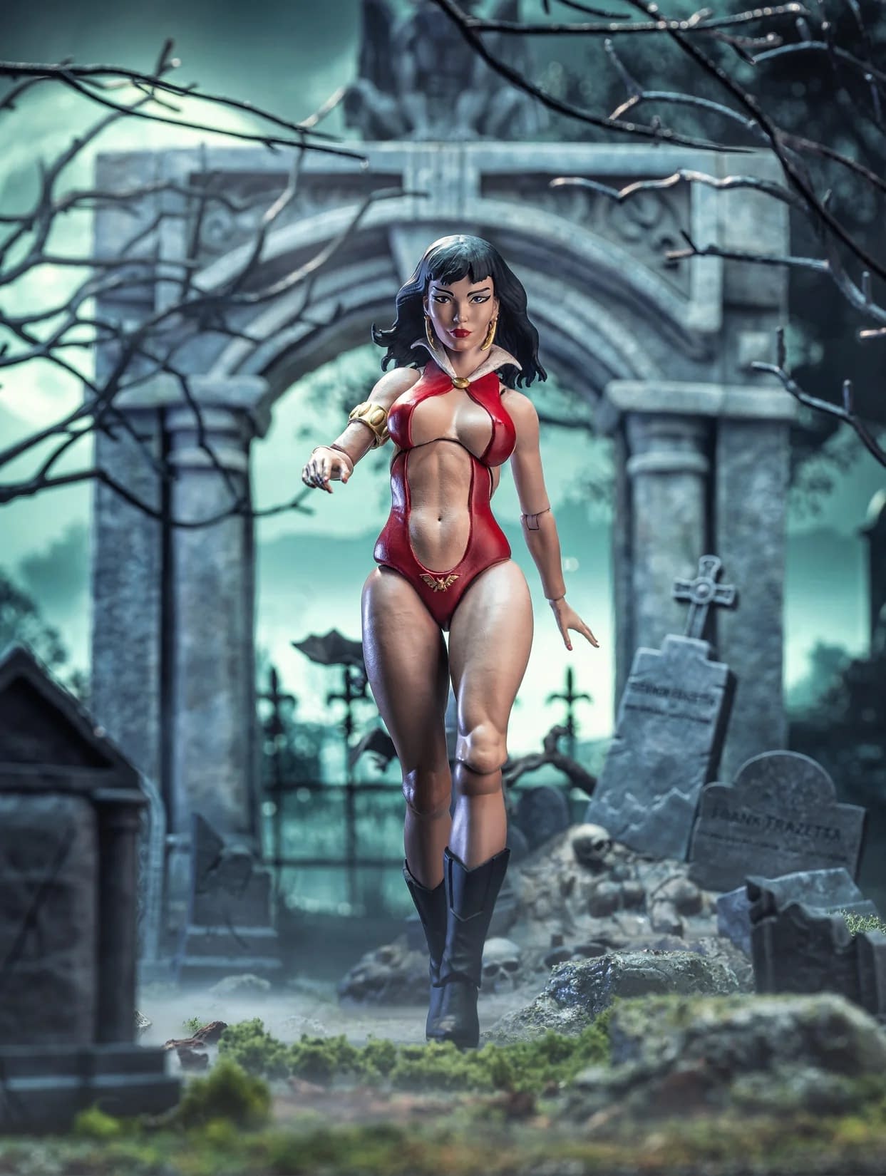Franzetta Girls Unveils New Vampirella 1:12 Icon Collectibles Figure 