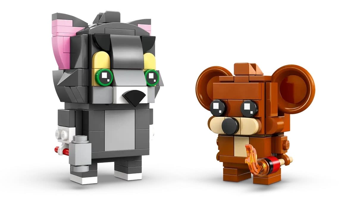 Tom & Jerry Bring Their Rivalry to LEGO with New BrickHeadz Set 