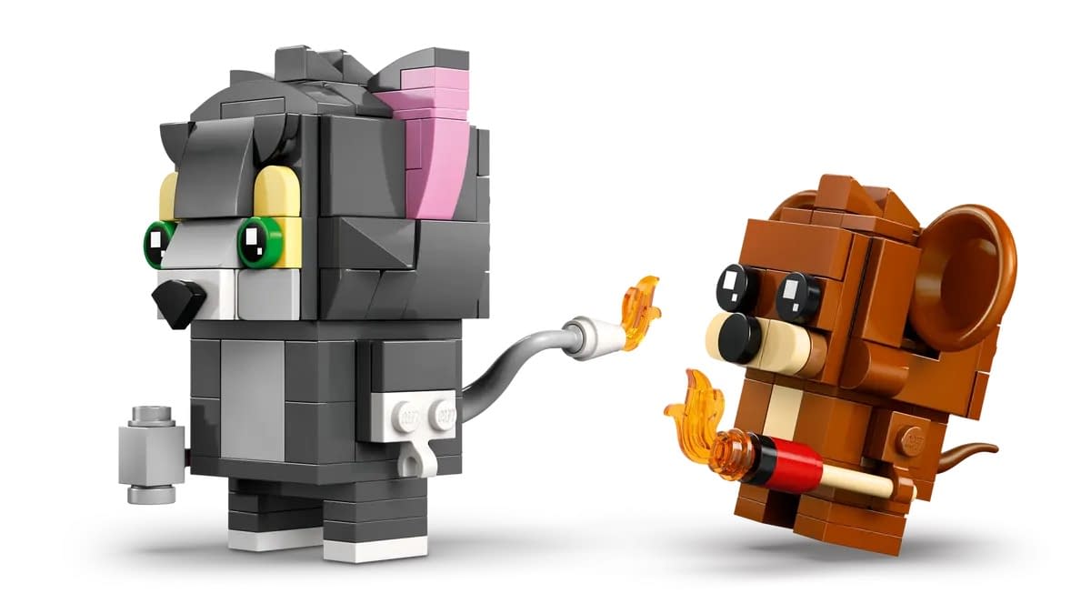 Tom & Jerry Bring Their Rivalry to LEGO with New BrickHeadz Set 