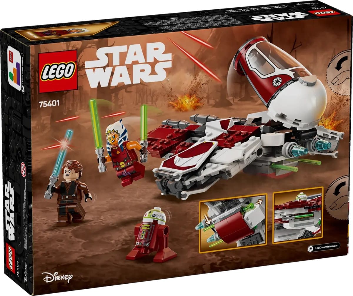 Blast Off with LEGO's New Star Wars Ahsoka's Jedi Interceptor Set 