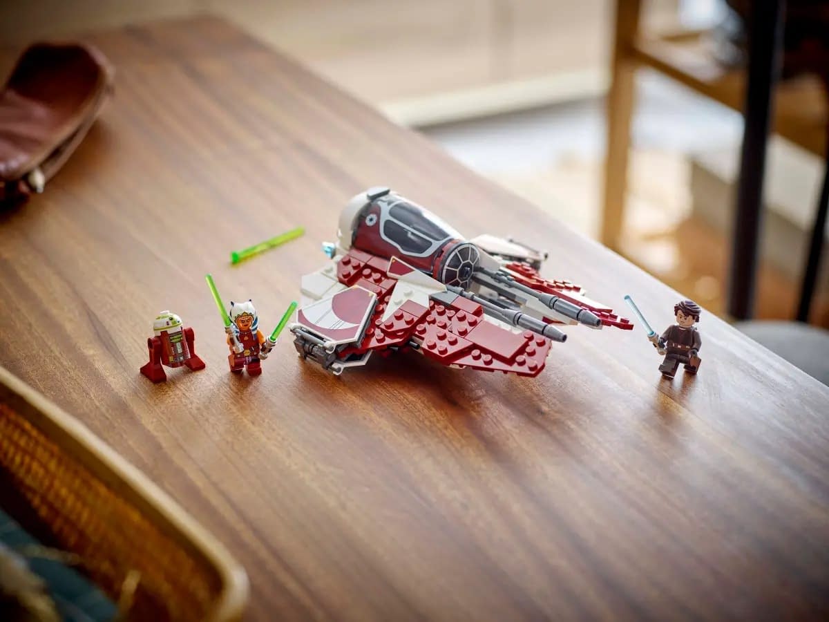 Blast Off with LEGO's New Star Wars Ahsoka's Jedi Interceptor Set 