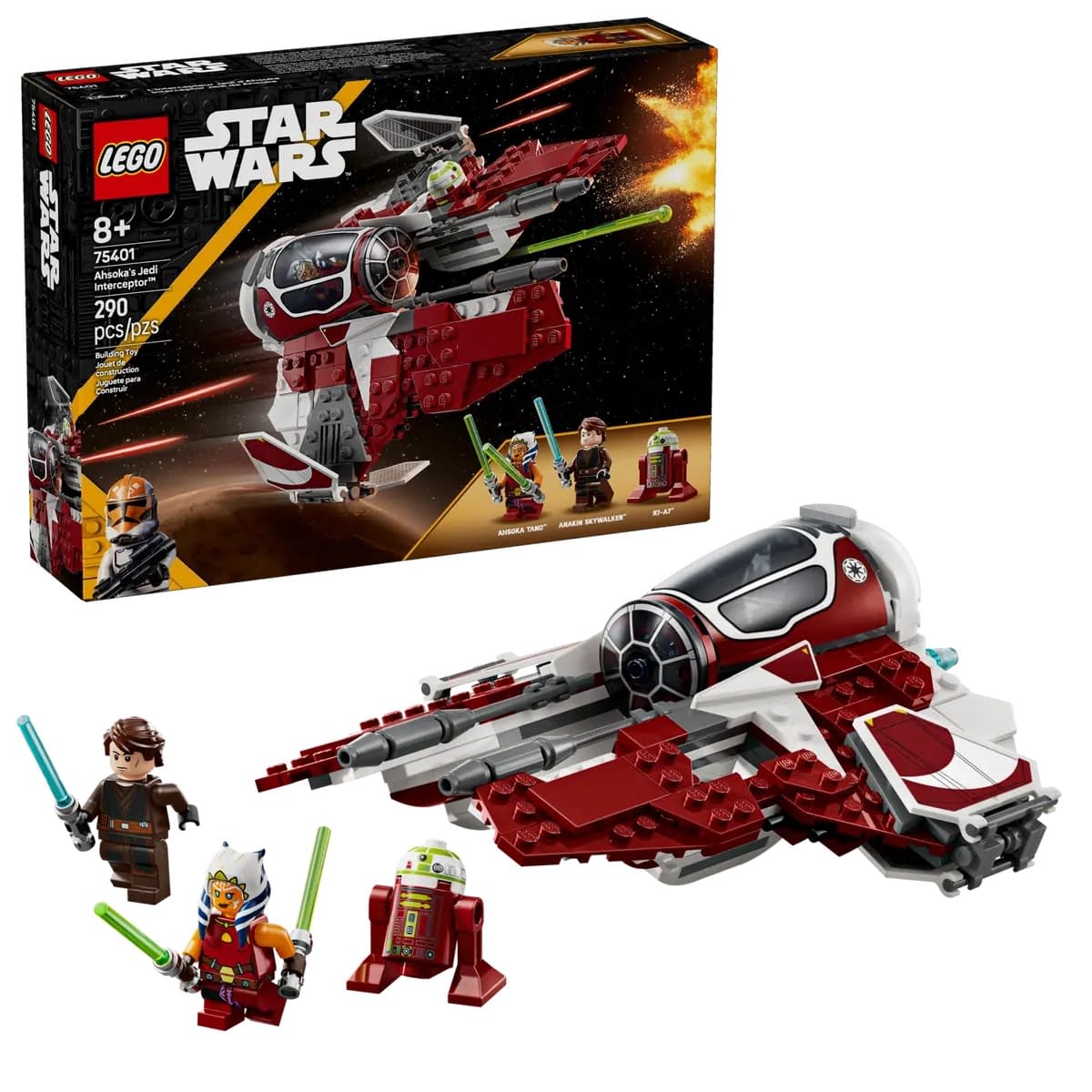 Blast Off with LEGO's New Star Wars Ahsoka's Jedi Interceptor Set 