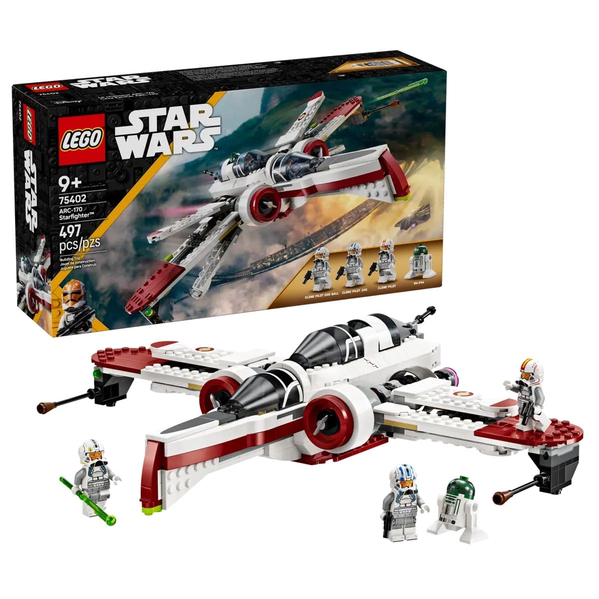 LEGO Blasts Off with New Star Wars ARC-170 Starfighter Set