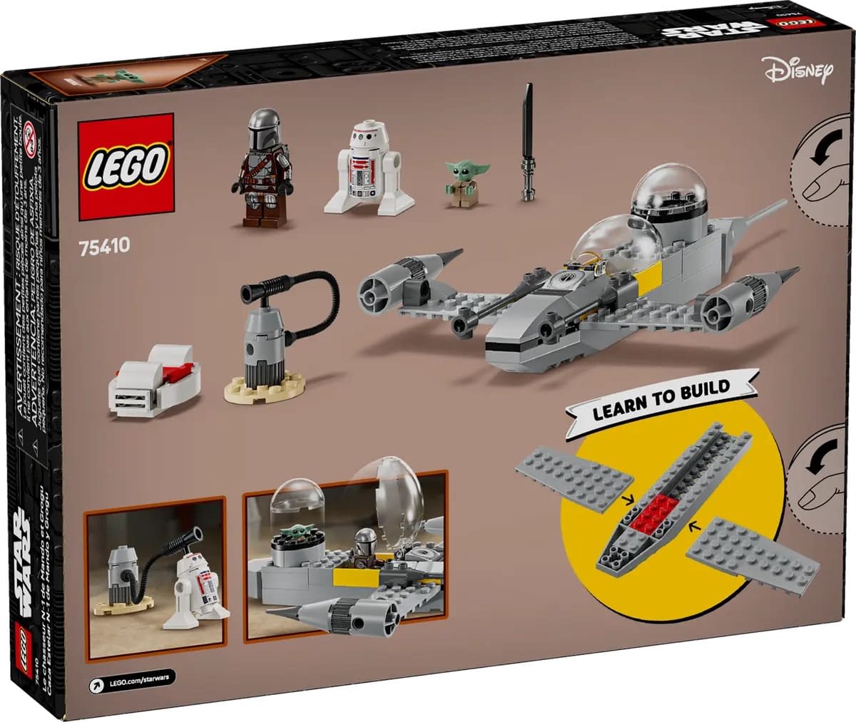 LEGO Debuts New Beginner The Mandalorian N-1 Starfighter Set