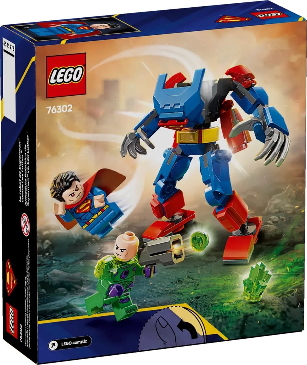 Superman Gets His Own DC Mech to Take on Lex Luthor from LEGO