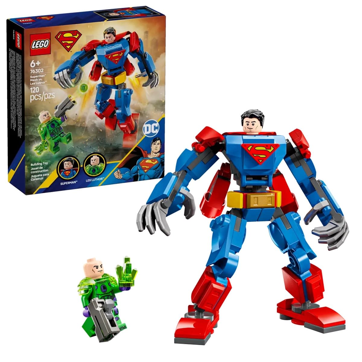 Superman Gets His Own DC Mech to Take on Lex Luthor from LEGO