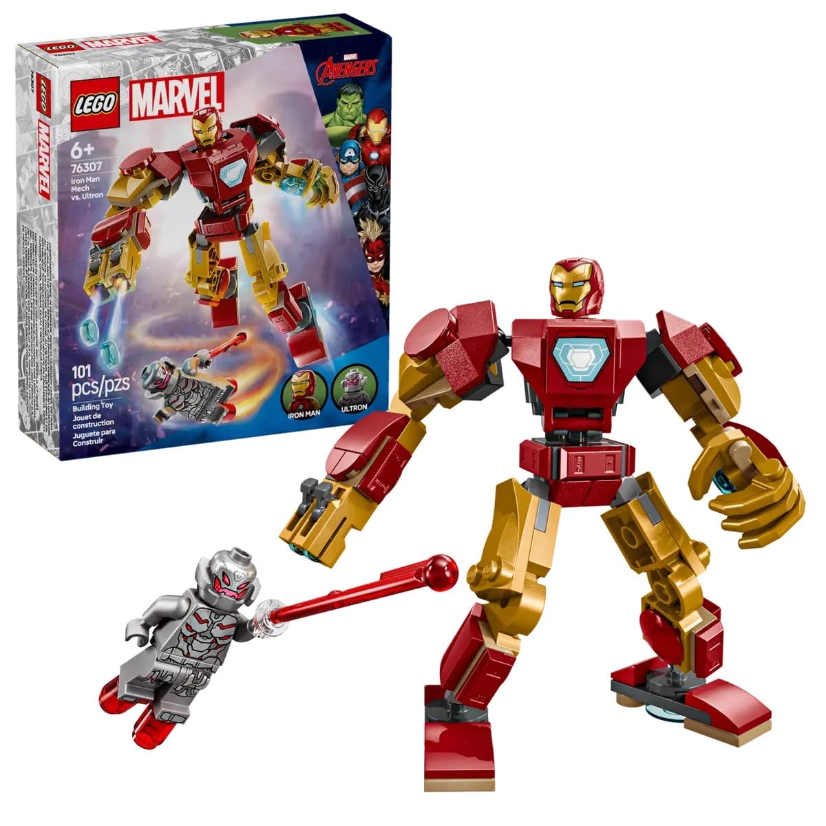 Ultron Returns to Take Down Iron Man with New LEGO Mech Set