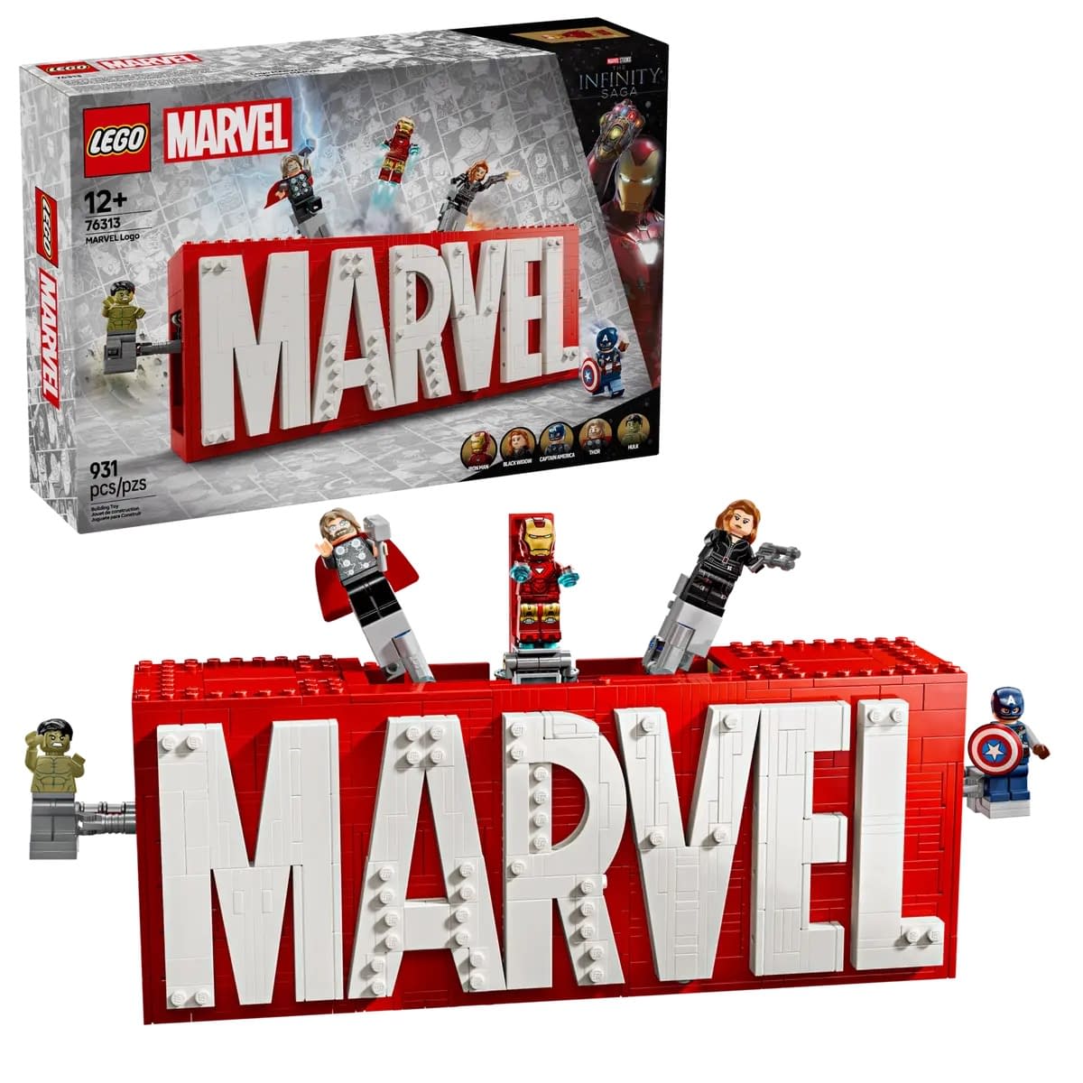 The Infamous Marvel Comics Logo Comes to LEGO with New Set 