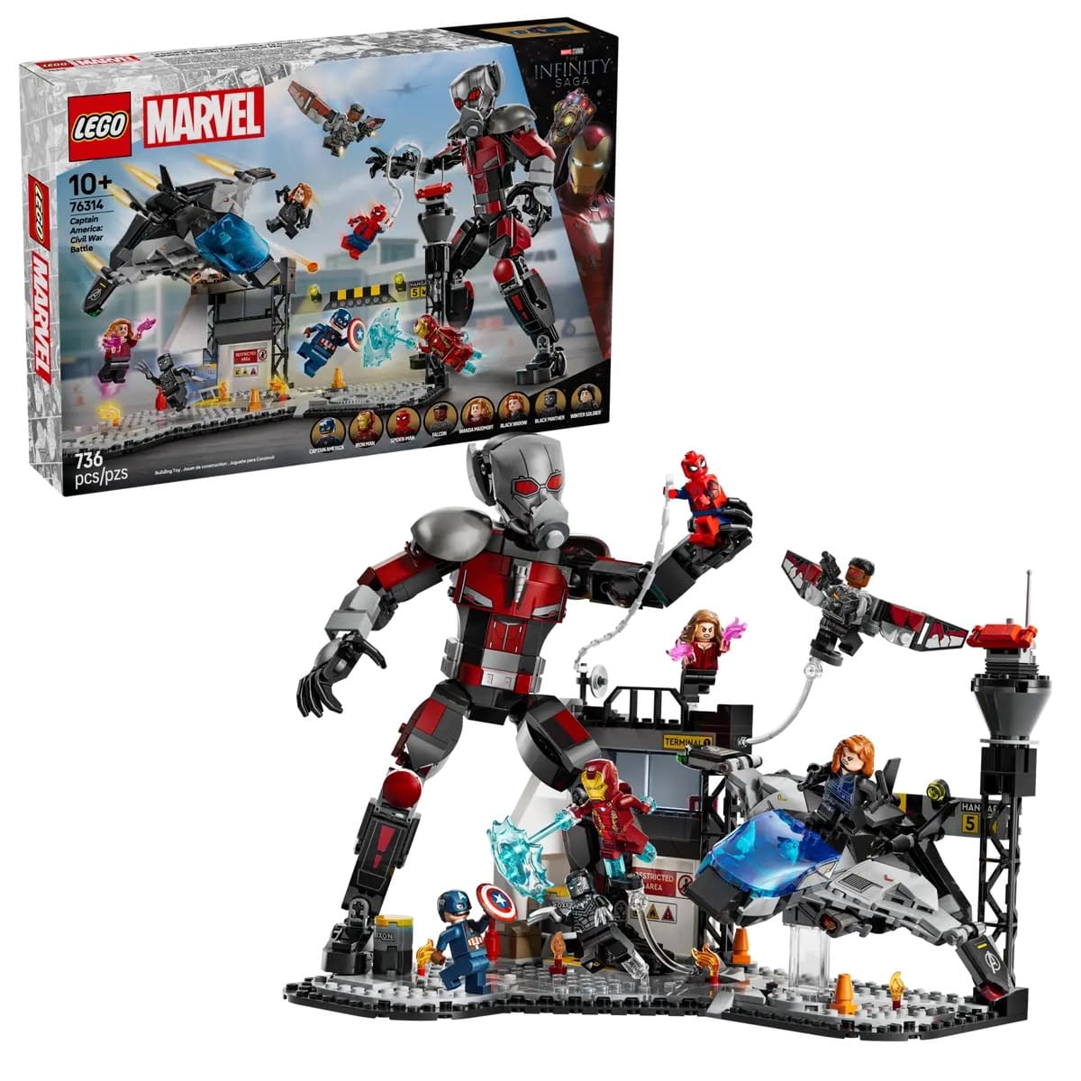 LEGO Brings the Captain America: Civil War Airport Fight to Life
