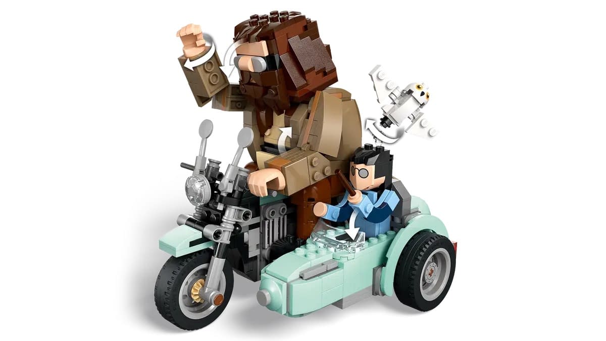 The Skies Await with LEGO's Hagrid & Harry Potter Motorcycle Set