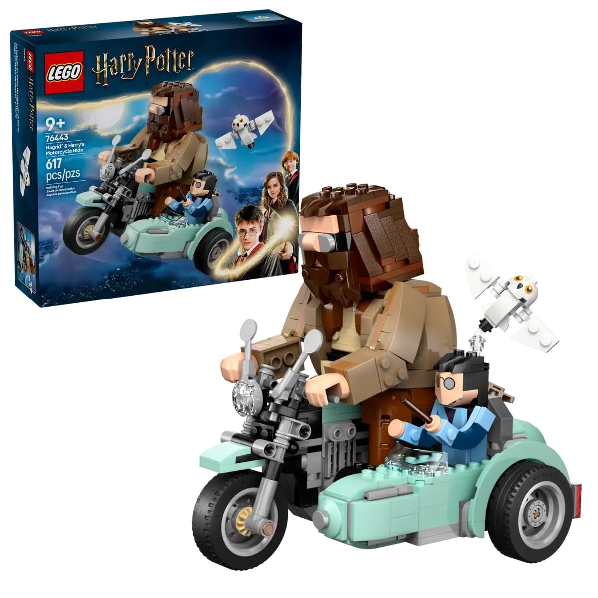 The Skies Await with LEGO's Hagrid & Harry Potter Motorcycle Set