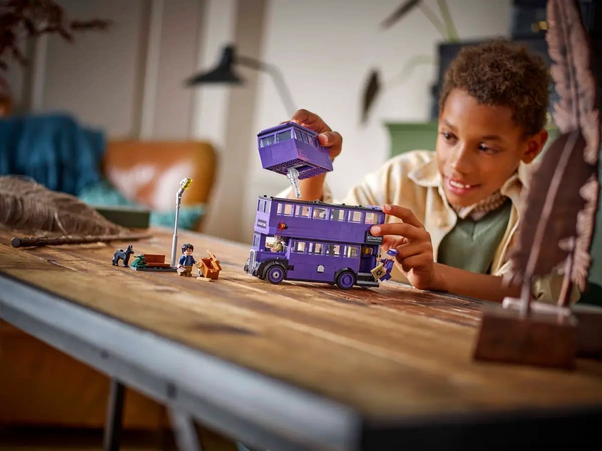 Take a Ride on the Knight Bus with LEGO's Newest Harry Potter Set