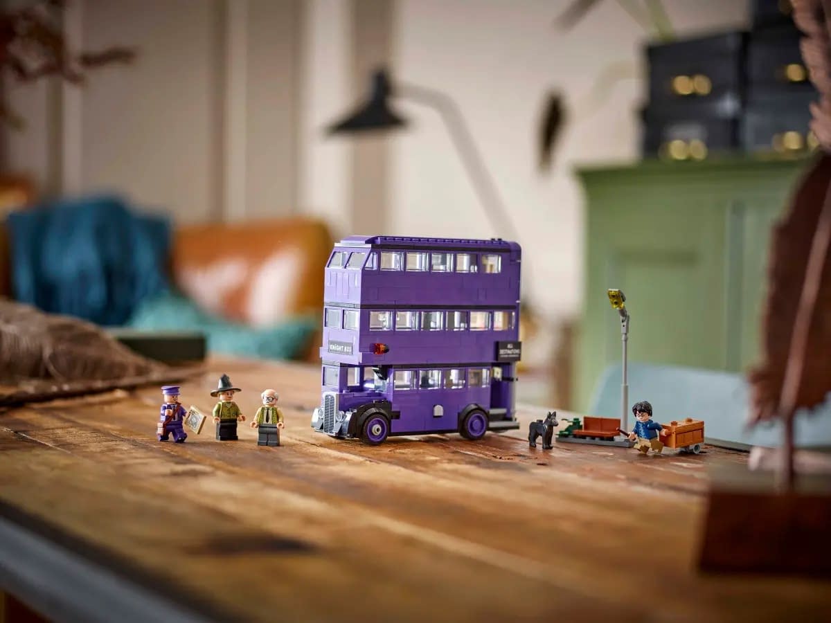 Take a Ride on the Knight Bus with LEGO's Newest Harry Potter Set